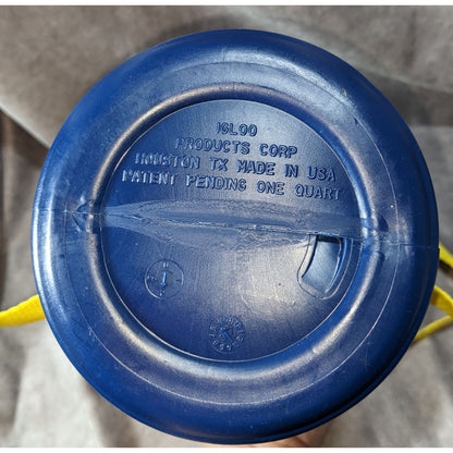 Vintage 90s Sperry Top Sider Igloo 1 Quart Water Jug Nautical Canteen