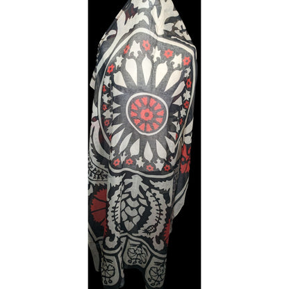 Printed Village Retro Floral Lightweight Scarf/Shawl