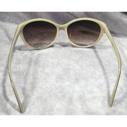 Dana Buchman Retro Cateye Brown And Beige Sunglasses