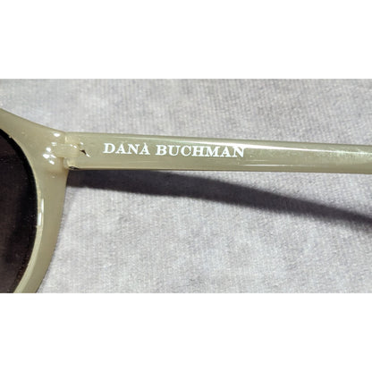 Dana Buchman Retro Cateye Brown And Beige Sunglasses