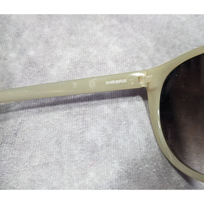 Dana Buchman Retro Cateye Brown And Beige Sunglasses