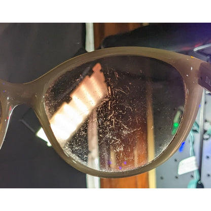 Dana Buchman Retro Cateye Brown And Beige Sunglasses