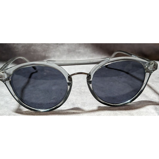 Lucky Brandy Dumont Translucent Grey Aviator Sunglasses