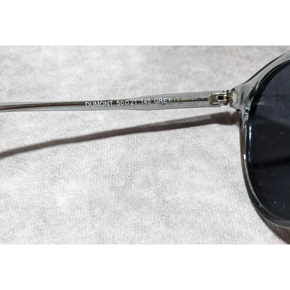 Lucky Brandy Dumont Translucent Grey Aviator Sunglasses