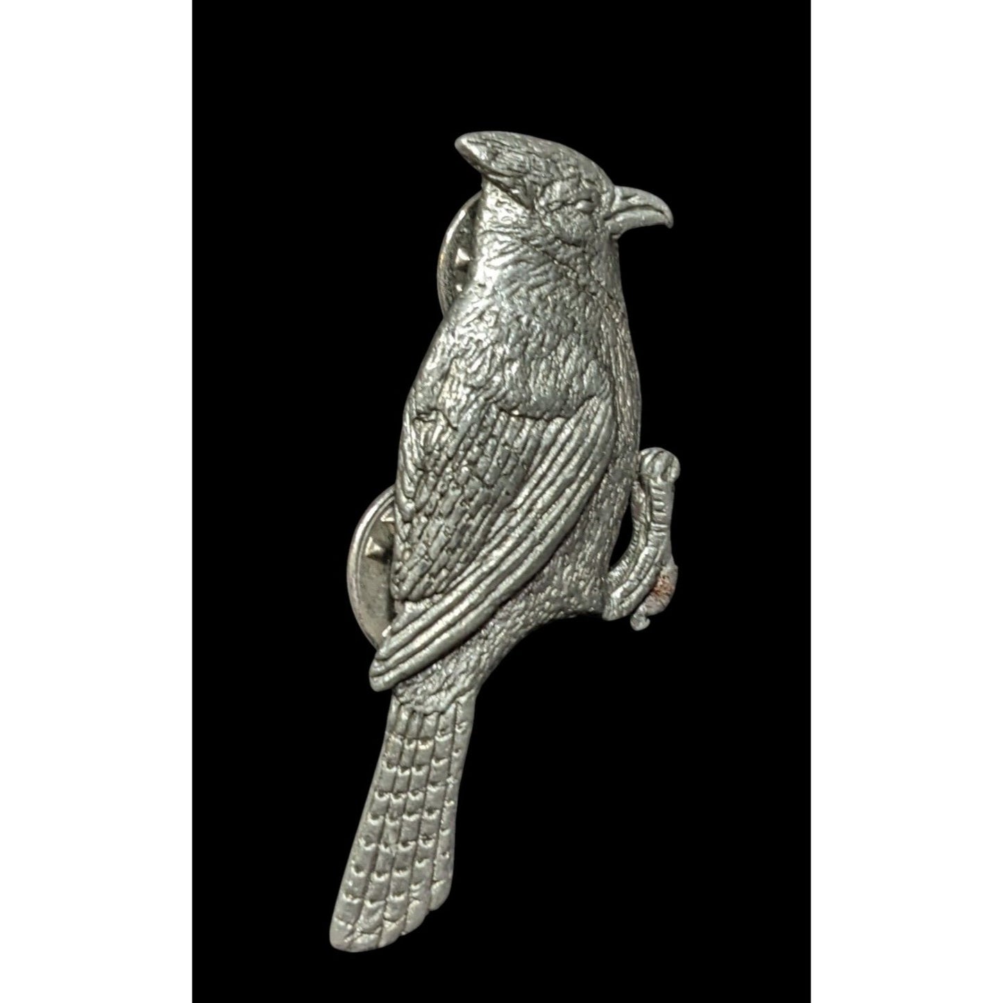Vintage 1992 GG Harris Fine Pewter Blue Jay Lapel Pin
