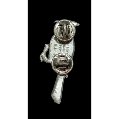 Vintage 1992 GG Harris Fine Pewter Blue Jay Lapel Pin