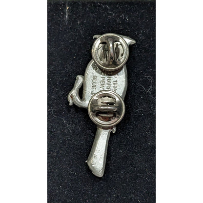 Vintage 1992 GG Harris Fine Pewter Blue Jay Lapel Pin