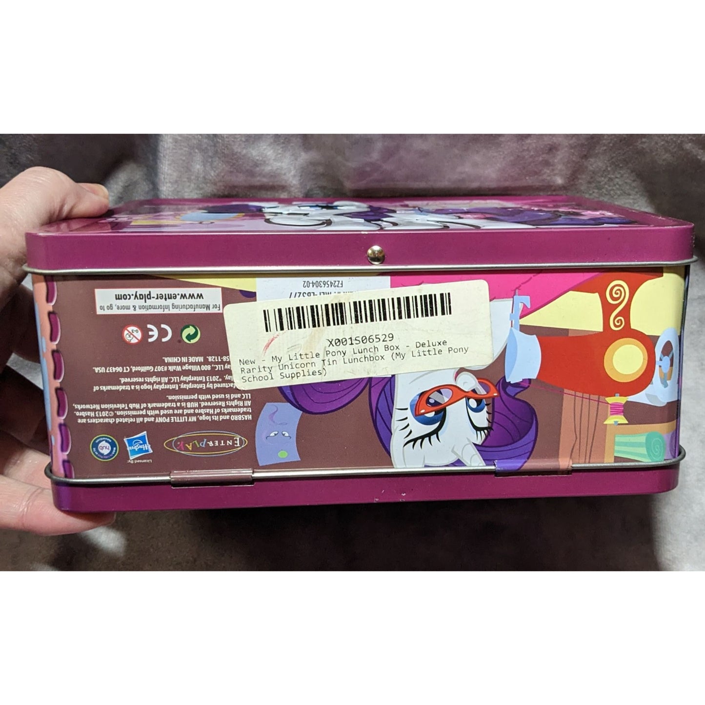 My Little Pony Friendship Is Magic Rarity Metal Lunchbox