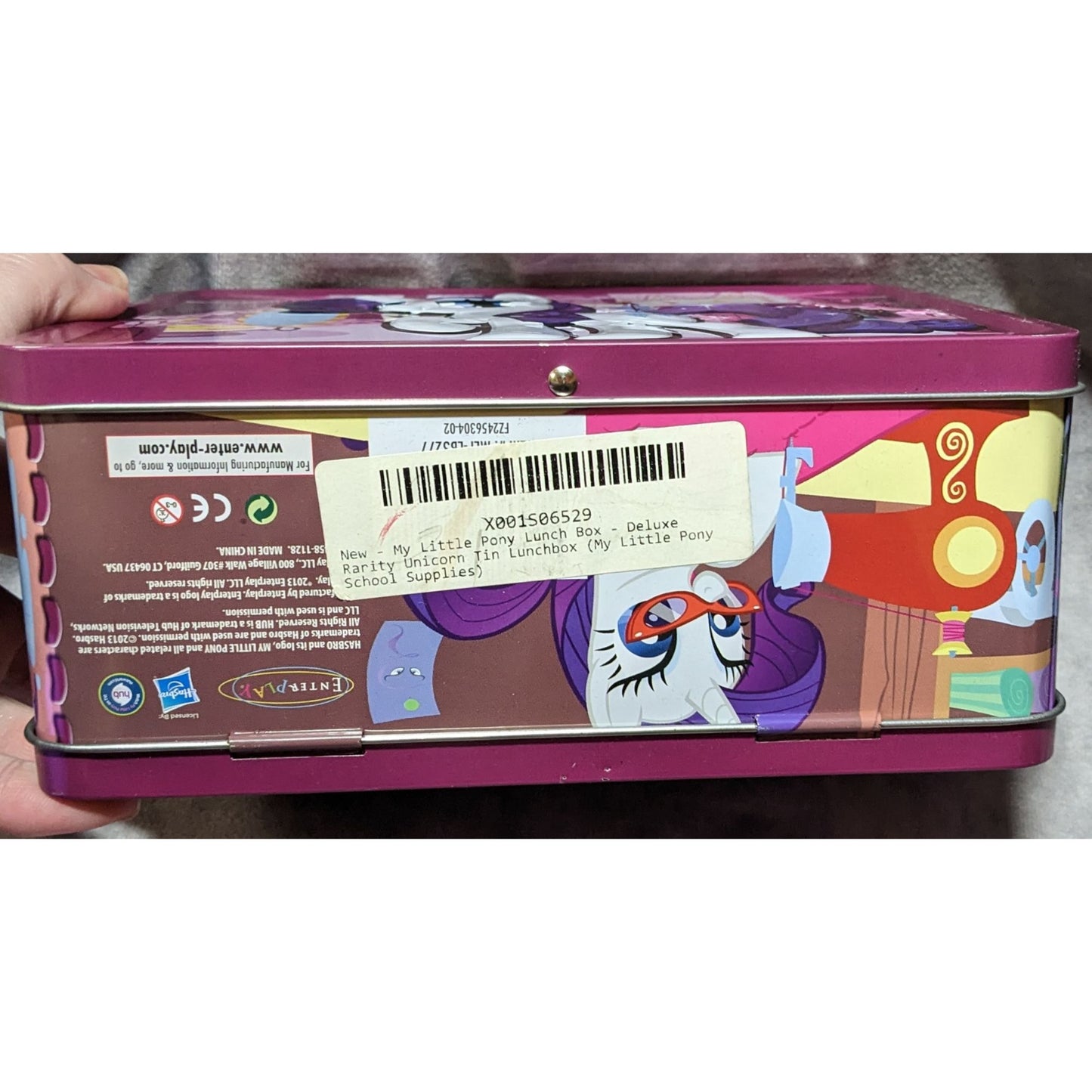 My Little Pony Friendship Is Magic Rarity Metal Lunchbox