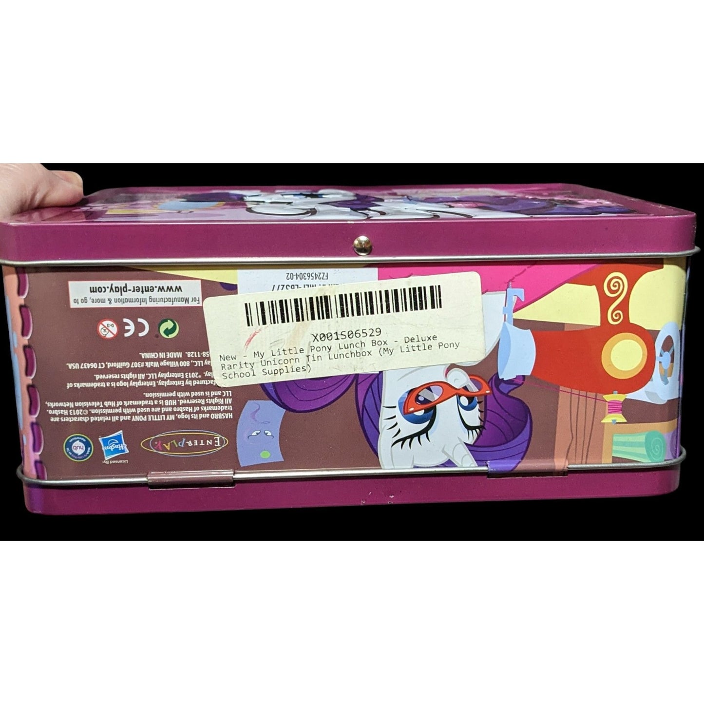 My Little Pony Friendship Is Magic Rarity Metal Lunchbox