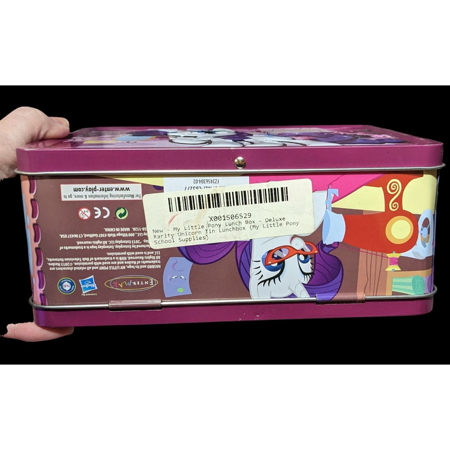 My Little Pony Friendship Is Magic Rarity Metal Lunchbox