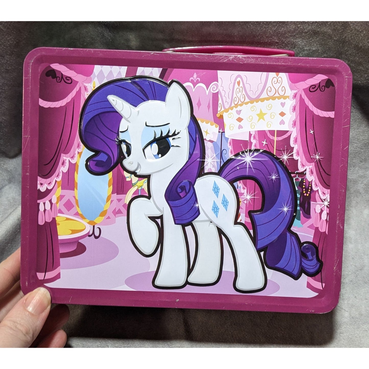 My Little Pony Friendship Is Magic Rarity Metal Lunchbox