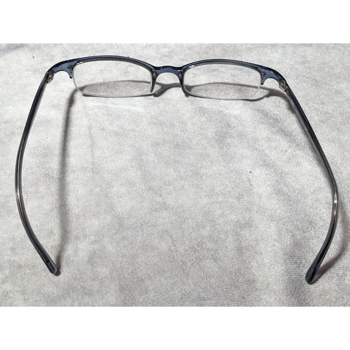 Ray Ban RB7005 2061 Blue Half Rim Glasses Frames