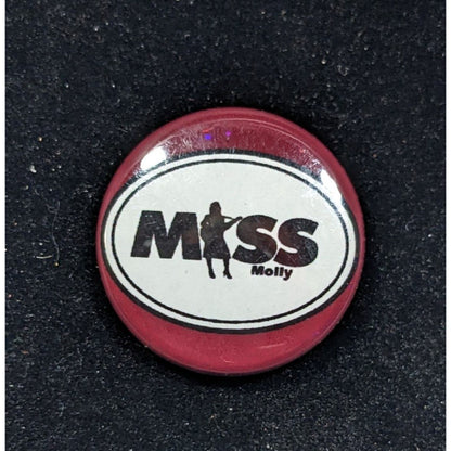 Miss Molly Collectible Red And White Pin/Badge