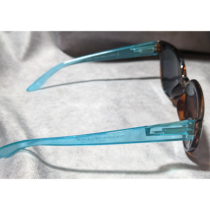 YOGO Blue And Tortoise Bifocal Reader Sunglasses