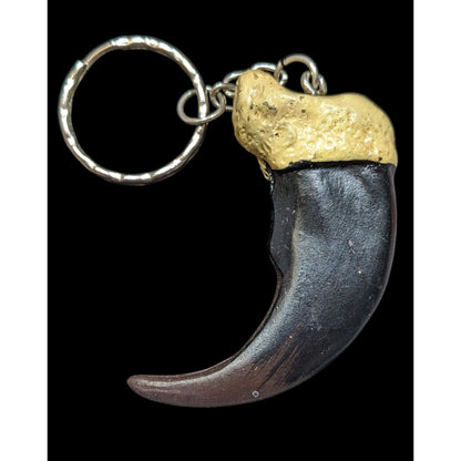 Rugged Rustic Imitation Bear Claw Keychain