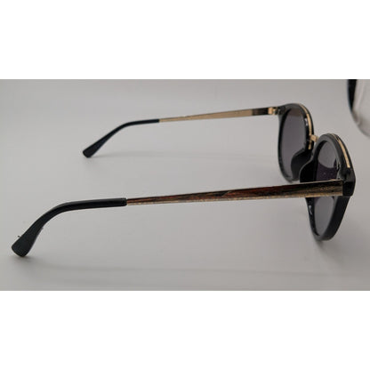 Guess GF0305 Black & Gold Round Sunglasses
