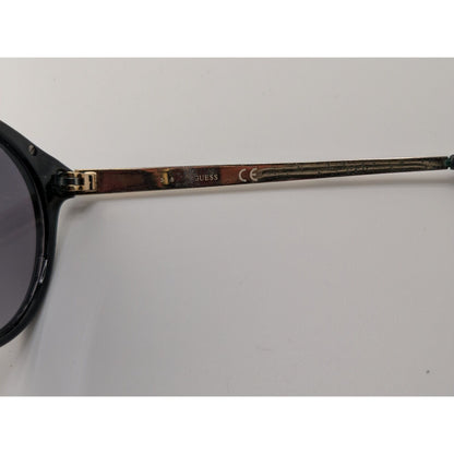 Guess GF0305 Black & Gold Round Sunglasses
