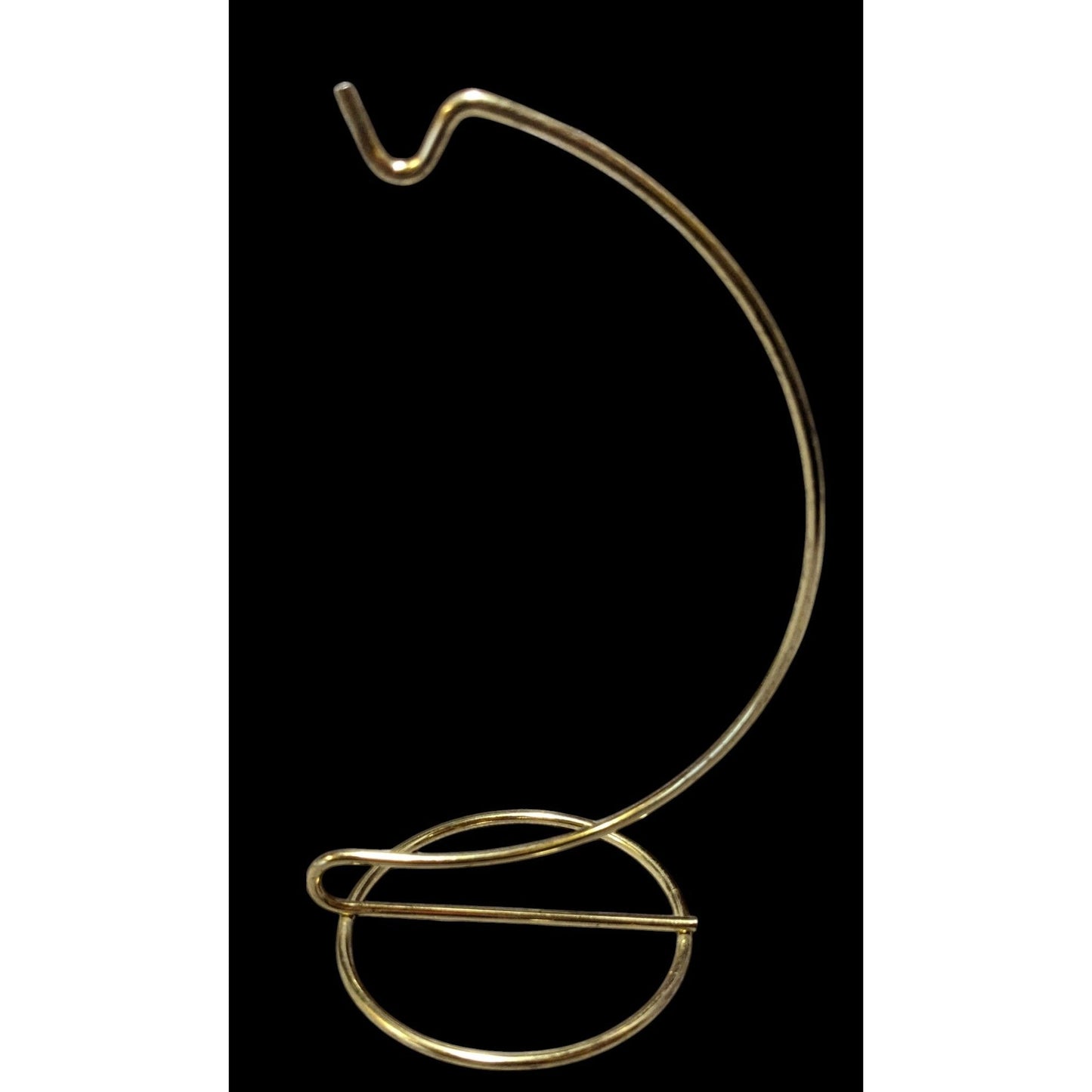 6 Inch Brass Metal Wire Ornament Hanging Stand