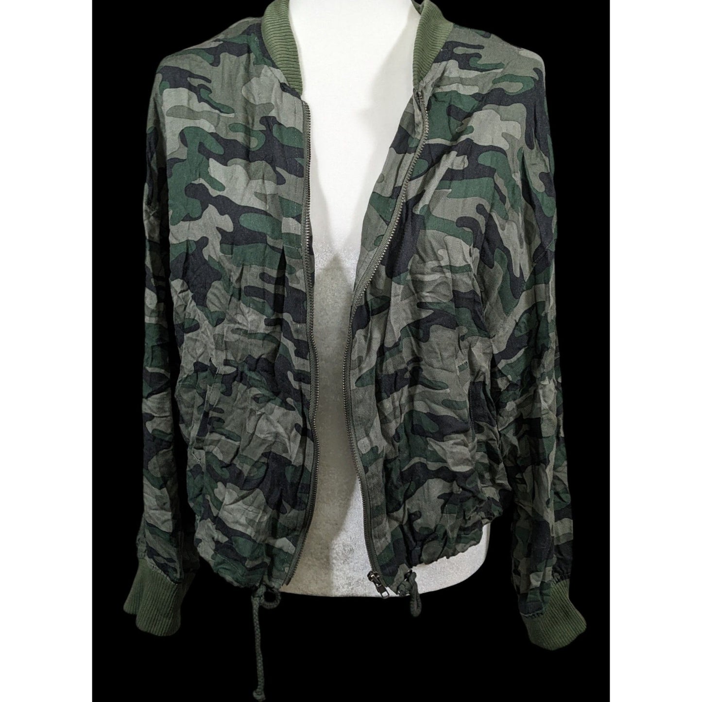 Green Camo Lightweight Jacket by Steve Madden