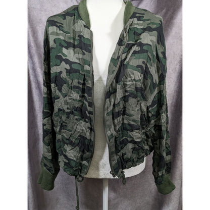 Green Camo Lightweight Jacket by Steve Madden