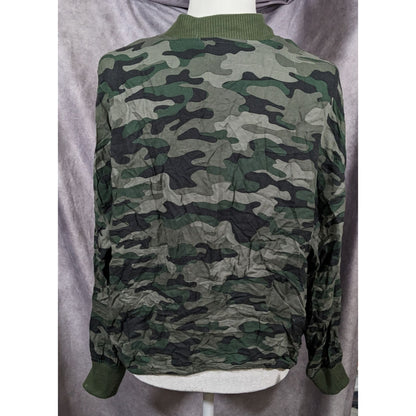 Green Camo Lightweight Jacket by Steve Madden