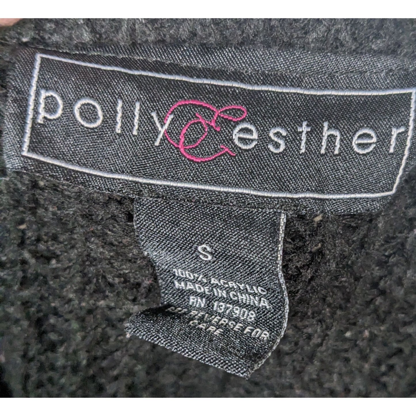 Polly & Esther Gothic Distressed Fringe Sweater