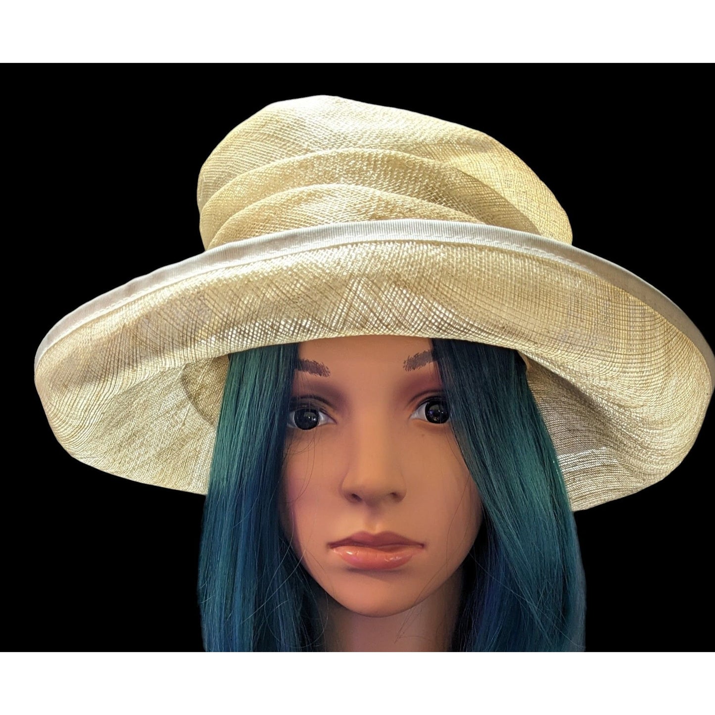 Vintage English Whiteley Woven Straw Hat