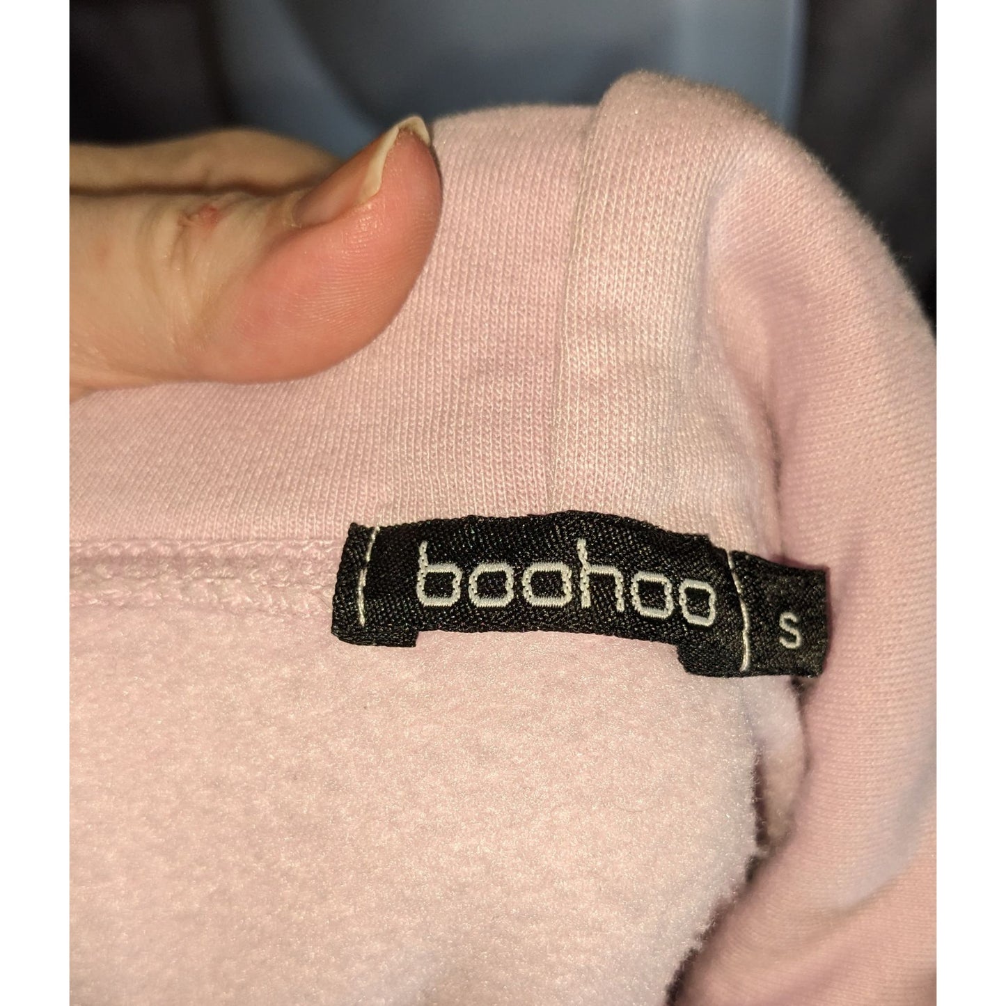 BooHoo Worldwide Oversized Hoodie Pink Purple Streetwear Sweatshirt