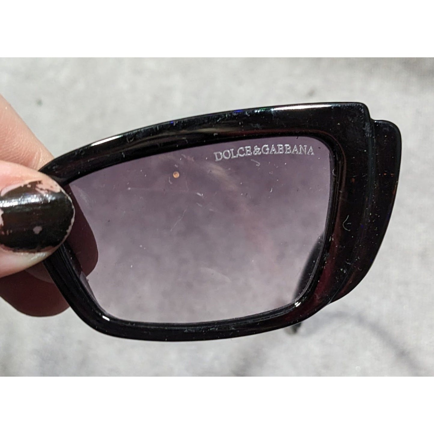 Dolce & Gabbana 2092 Black Retro Cateye Sunglasses Made In Italy