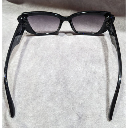 Dolce & Gabbana 2092 Black Retro Cateye Sunglasses Made In Italy