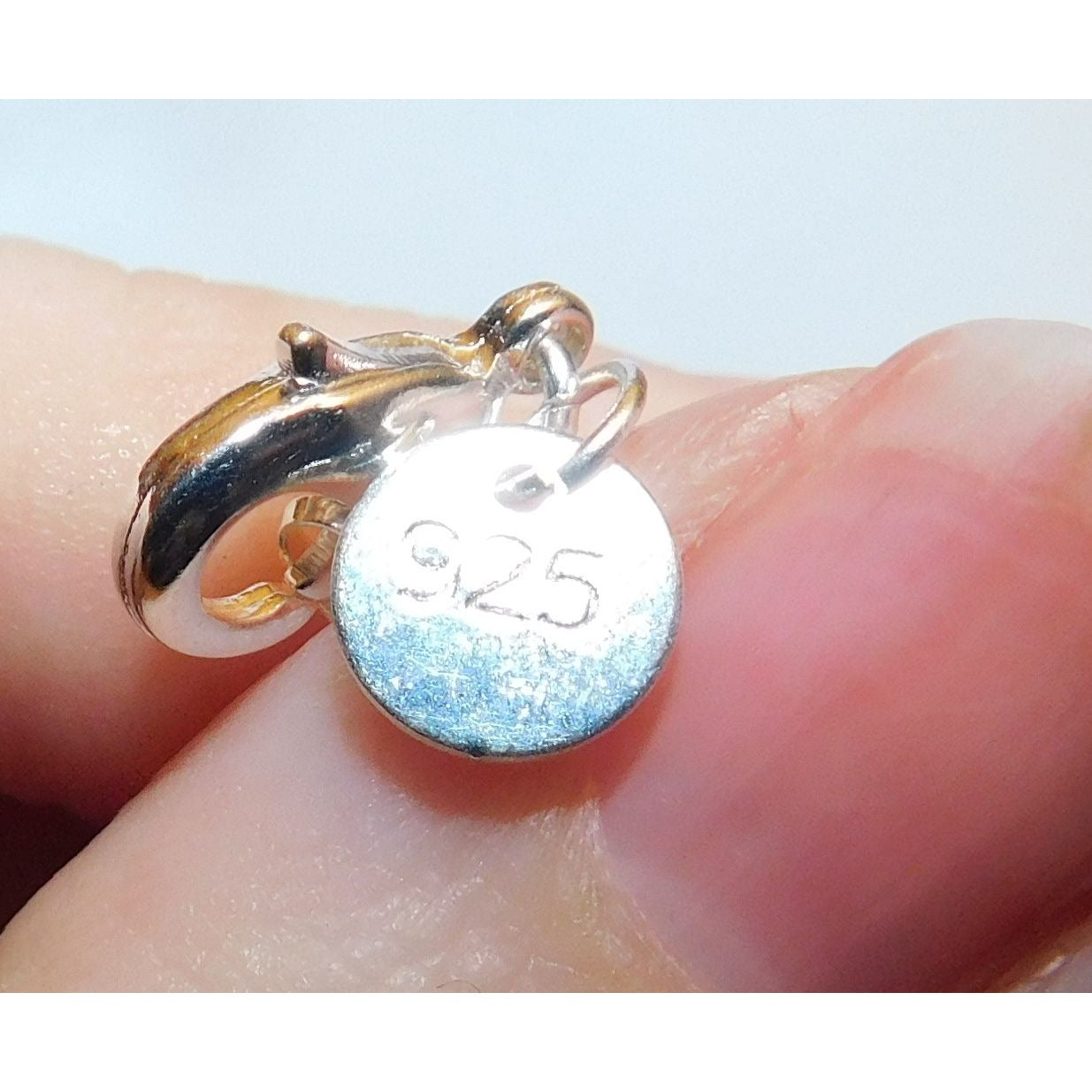 Elegant Romantic Sterling Silver Double Heart Necklace With Gem Accents