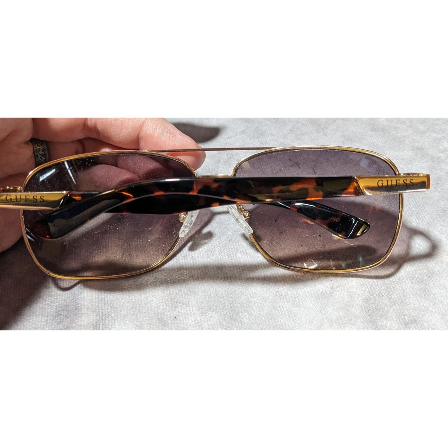 Guess Tortoise Shell Square Gradient Sunglasses