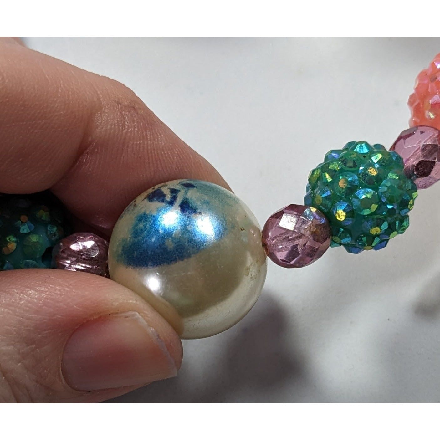 Candycore Bubblegum Rainbow Necklace With Charms