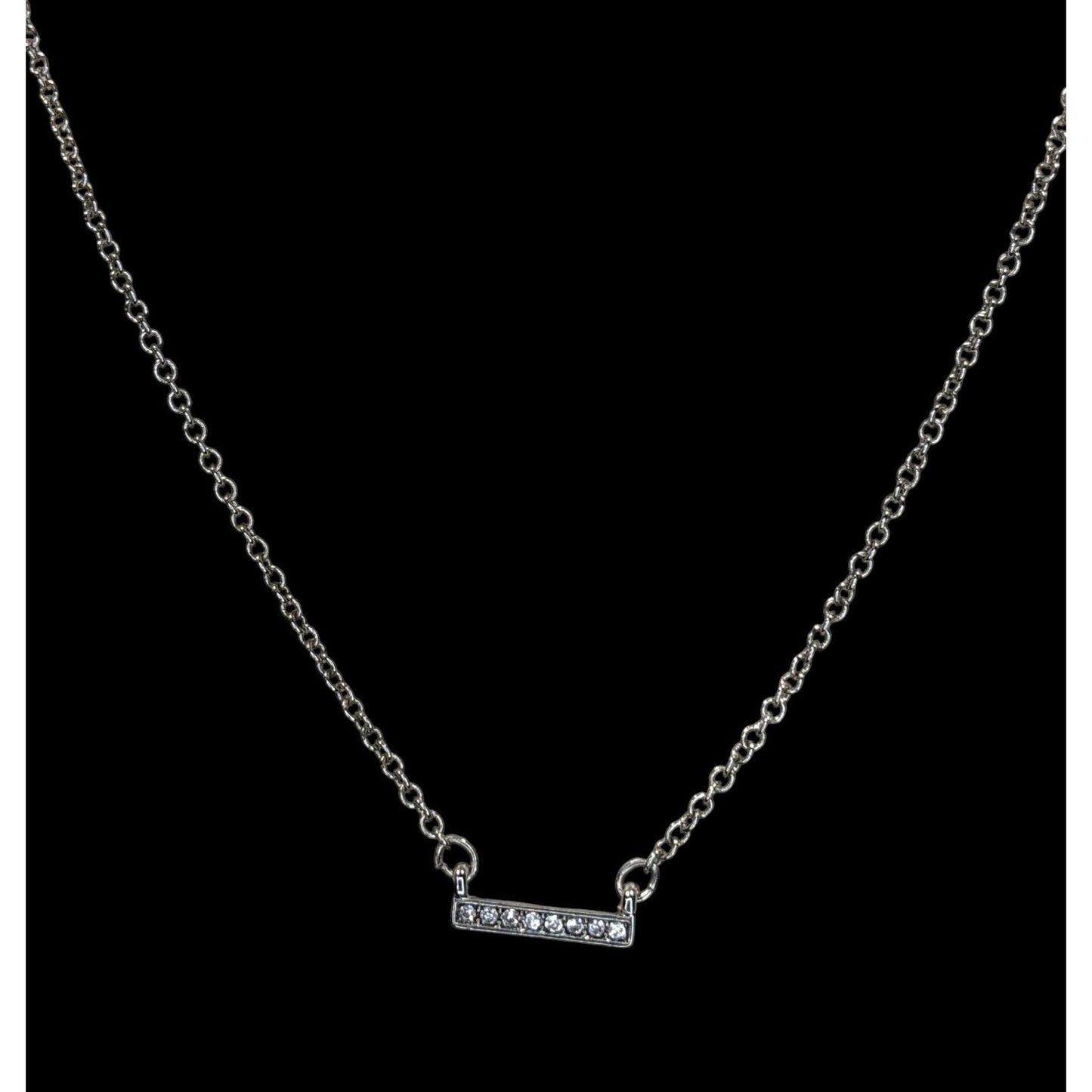 Chloe + Isabel Crystal Bar Necklace