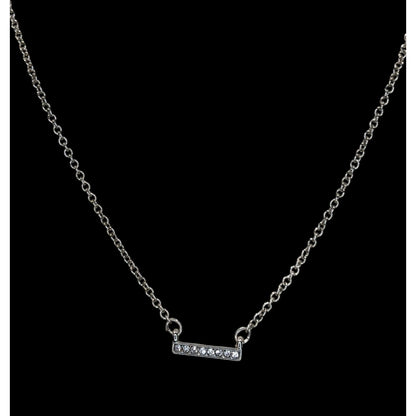 Chloe + Isabel Crystal Bar Necklace