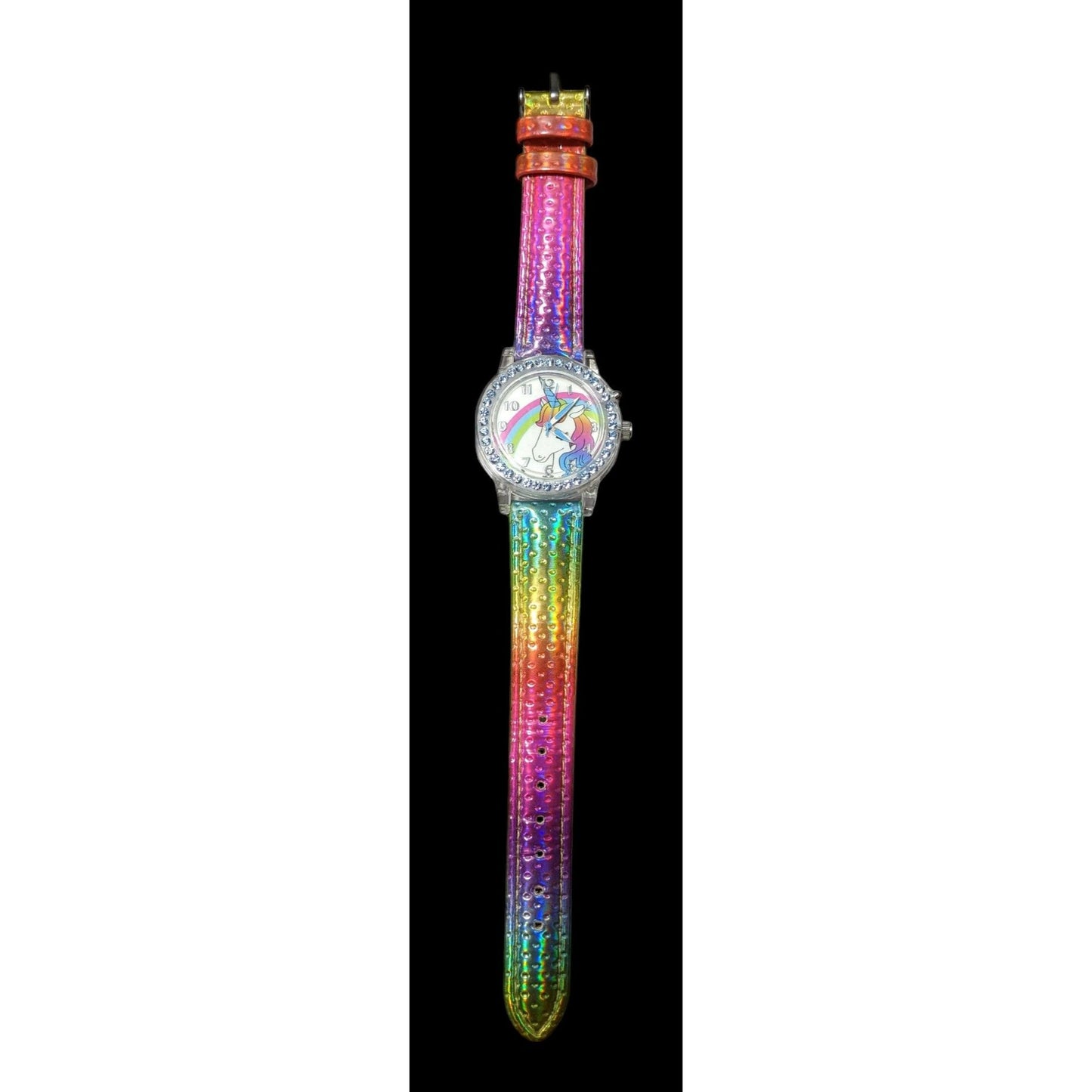 Accutime Prismatic Rainbow Analog Unicorn Watch