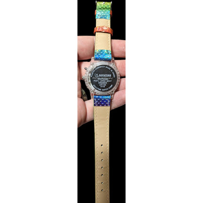 Accutime Prismatic Rainbow Analog Unicorn Watch