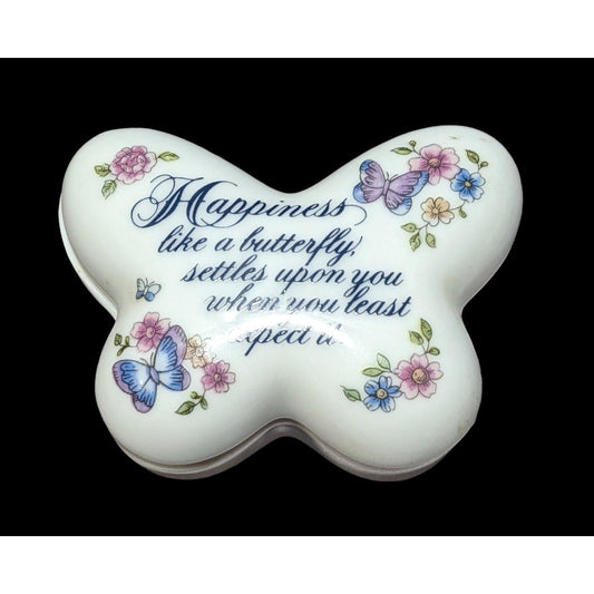 Vintage Avon Butterfly Inspirational Trinket Dish