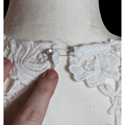 Lulus Romance Language White Floral Lace Backless Dress