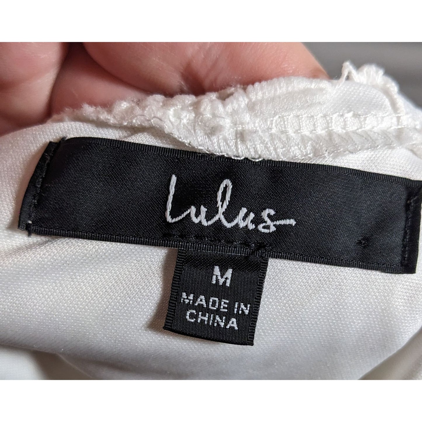 Lulus Romance Language White Floral Lace Backless Dress