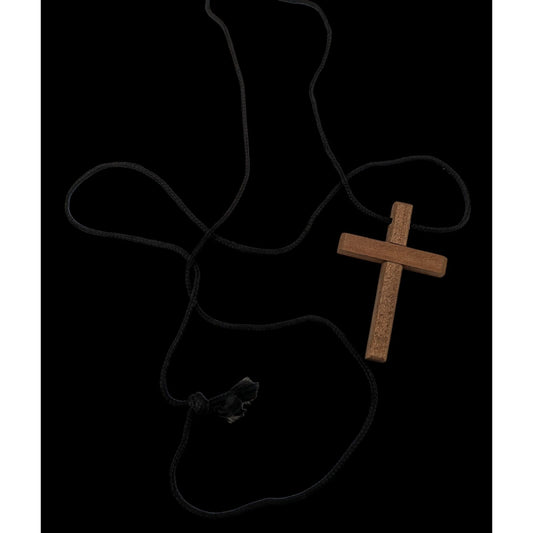 Handcrafted Wooden Cross Necklace