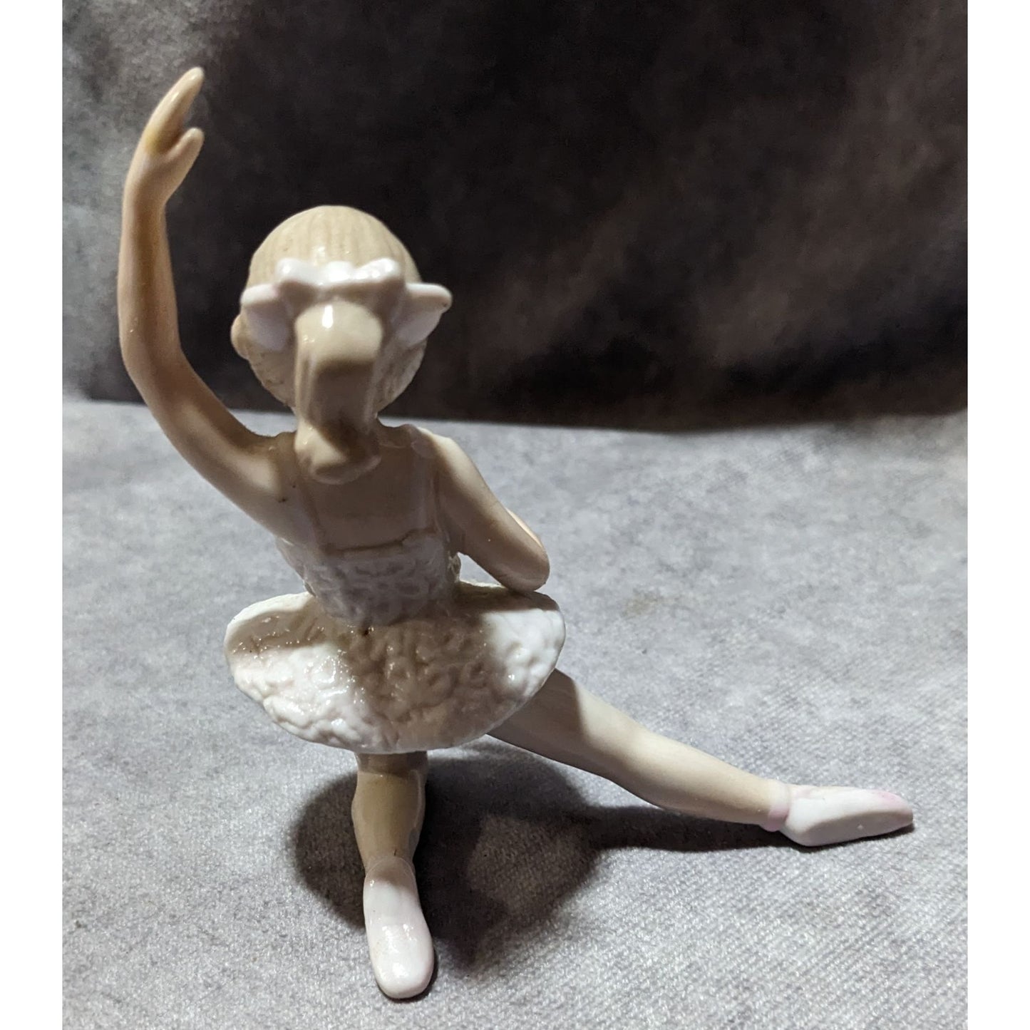 Vintage Porcelain Pastel Pink Ballerina Figurine