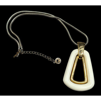 Vintage Lisner Art Deco Statement Pendant Necklace