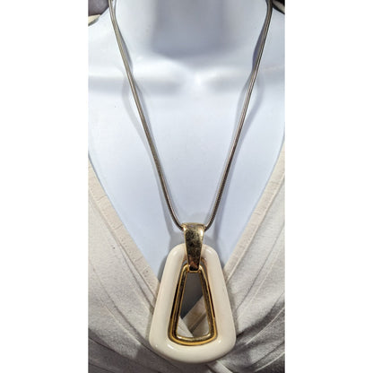 Vintage Lisner Art Deco Statement Pendant Necklace