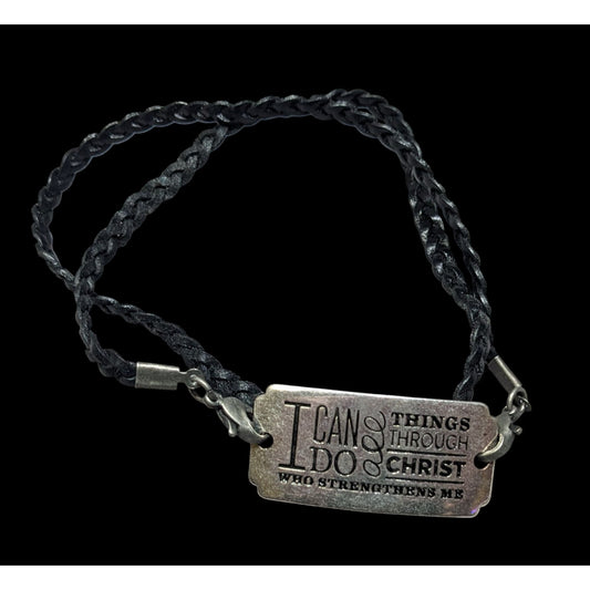 I Can Do Things Through Christ Philippians 4:13 Wrap Bracelet