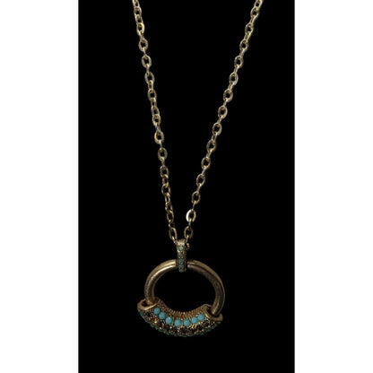 Lia Sophia Mirage Rhinestone Embellished Bohemian Pendant Necklace