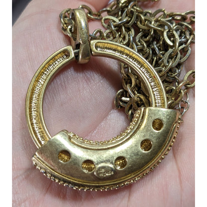 Lia Sophia Mirage Rhinestone Embellished Bohemian Pendant Necklace