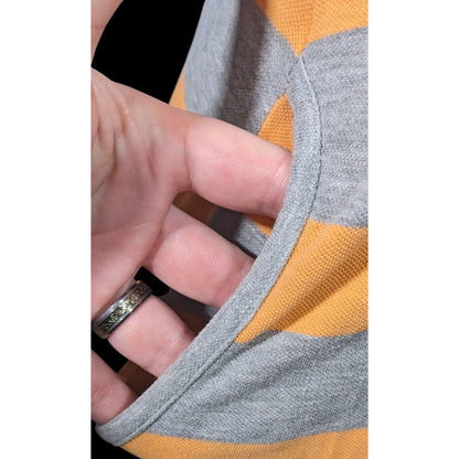 Kook N Keech For Disney Grey And Orange Striped Casual Dress Size Small