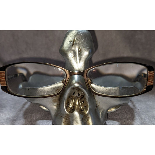 Ellen Tracy Grenada Brown Rectangular Eyeglass Frames